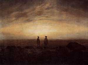 Caspar David Friedrich - Two Men by the Sea