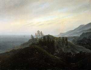 Caspar David Friedrich - View of the Baltic
