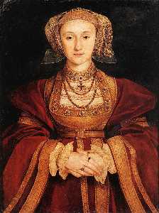 Hans Holbein The Younger - Portrait of Anne of Cleves