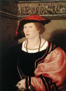 Hans Holbein The Younger - Portrait of Benedikt von Hertenstein