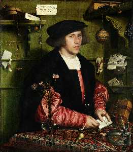 Hans Holbein The Younger - Portrait of the Merchant Georg Gisze