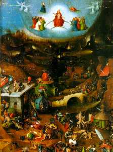 Hieronymus Bosch - Triptych of Last Judgement (central panel)
