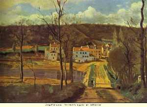Jean Baptiste Camille Corot - The Cabassud Houses at Ville-d-#39;Avray