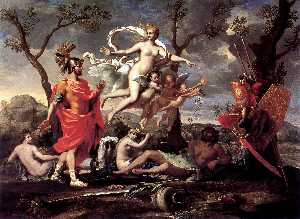 Nicolas Poussin - Venus Presenting Arms to Aeneas