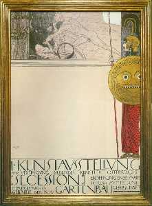 Gustave Klimt - Poster for the 1st Secession exhibition