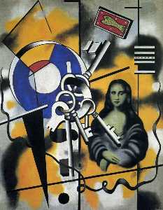 Fernand Leger - The Mona Lisa with keys