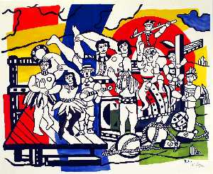 Fernand Leger - The Parade
