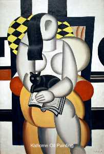 Fernand Leger - Woman with a Cat