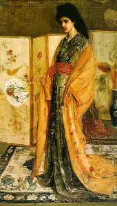James Abbott Mcneill Whistler - Rose and Silver. The Princess from the Land of Porcelain
