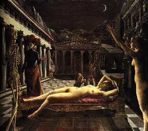 Paul Delvaux - The Sleeping Venus