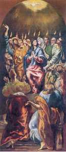 El Greco (Doménikos Theotokopoulos) - Pentecost