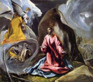 El Greco (Doménikos Theotokopoulos) - The Agony in the Garden