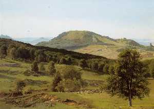 Albert Bierstadt - Landscape. Hill and Dale