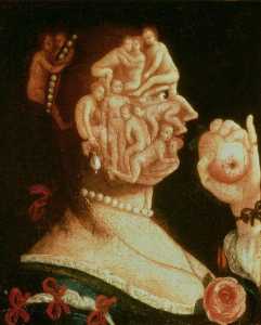 Giuseppe Arcimboldo - Portrait of Eve