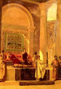 Jean-Joseph Constant (Benjamin-Constant) - The Throne Room In Byzantium - (buy famous paintings)