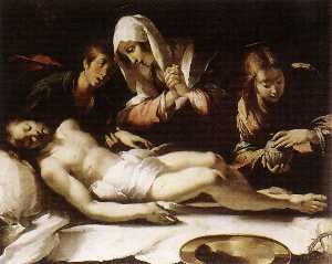 Bernardo Strozzi - Lamentation over the Dead Christ