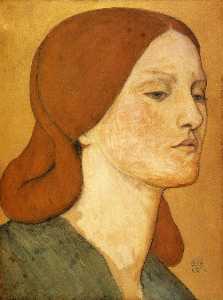 Dante Gabriel Rossetti - Portrait of Elizabeth Siddal 3