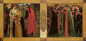 Dante Gabriel Rossetti - The Salutation of Beatrice