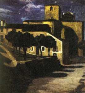 Diego Rivera - Night Scene in Avila