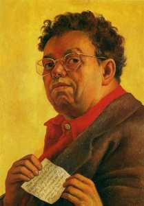 Diego Rivera - Self-Portrait Dedicated to Irene Rich