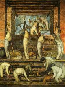 Diego Rivera - The Sugar Mill