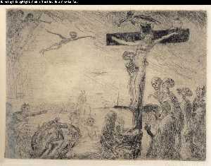 James Ensor - Christ Tormented by Demons