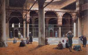 Jean Léon Gérôme - Interior of a Mosque