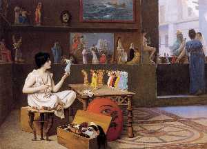 Jean Léon Gérôme - Painting Breathes Life into Sculpture