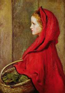 John Everett Millais - Red Riding Hood