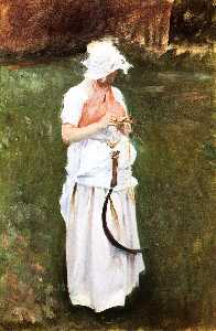 John Singer Sargent - Girl with a Sickle