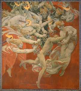 John Singer Sargent - Orestes Pursued by the Furies