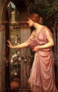 John William Waterhouse - Psyche entering Cupid-s Garden