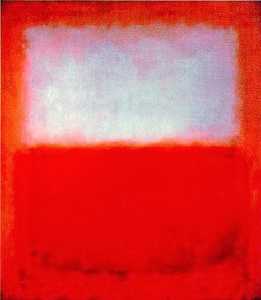 Mark Rothko (Marcus Rothkowitz) - White over Red