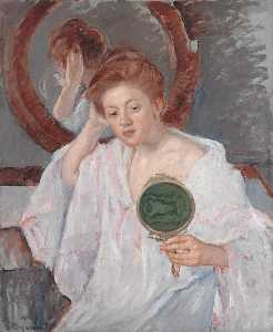Mary Stevenson Cassatt - Denise at Her Dressing Table