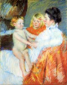 Mary Stevenson Cassatt - Mother Sara and the Baby