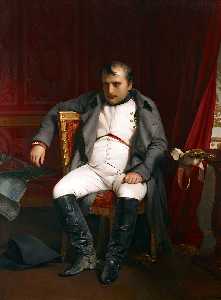 Paul Delaroche (Hippolyte Delaroche) - Napoléon Bonaparte abdicated in Fontainebleau