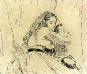 Winslow Homer - Portrait of Elizabeth Grant
