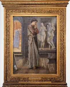 Edward Coley Burne-Jones - Pygmalion and the Image I - The Heart Desires