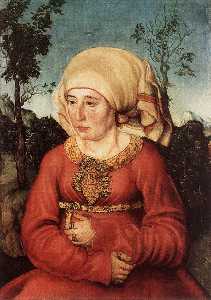 Lucas Cranach The Elder - Portrait of Frau Reuss