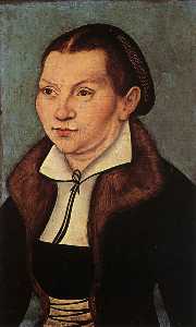 Lucas Cranach The Elder - Portraits of Catherine Bore