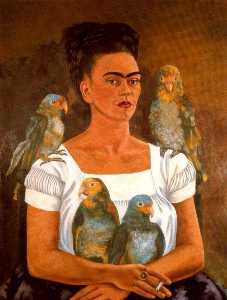 Frida Kahlo - Me and my Parrots