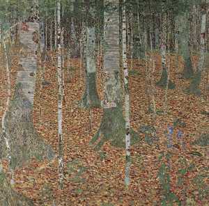 Gustave Klimt - Birch Forest, 1903 - Vienna, Osterreichische Museum für Angewandte Kunst