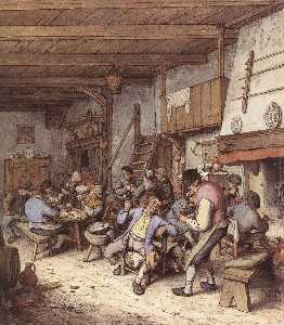 Adriaen Van Ostade - Tavern Interior
