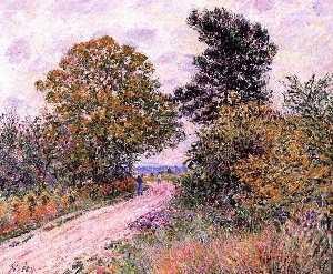 Alfred Sisley - Edge of the Fountainbleau Forest Morning