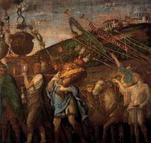 Andrea Mantegna - Triumphs of Caesar 1