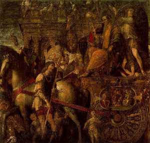 Andrea Mantegna - Triumphs of Caesar 6