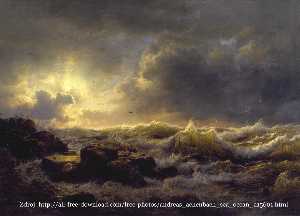 Andreas Achenbach - Clearing Up--Coast of Sicily