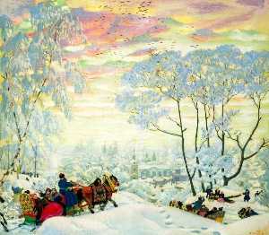 Boris Mikhaylovich Kustodiev - Winter