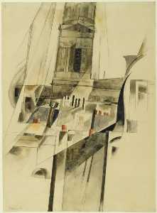 Charles Demuth - Roofs and Steeple