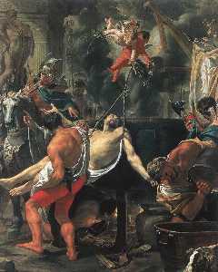 Charles Le Brun - Martyrdom of St John the Evangelist at Porta Latina